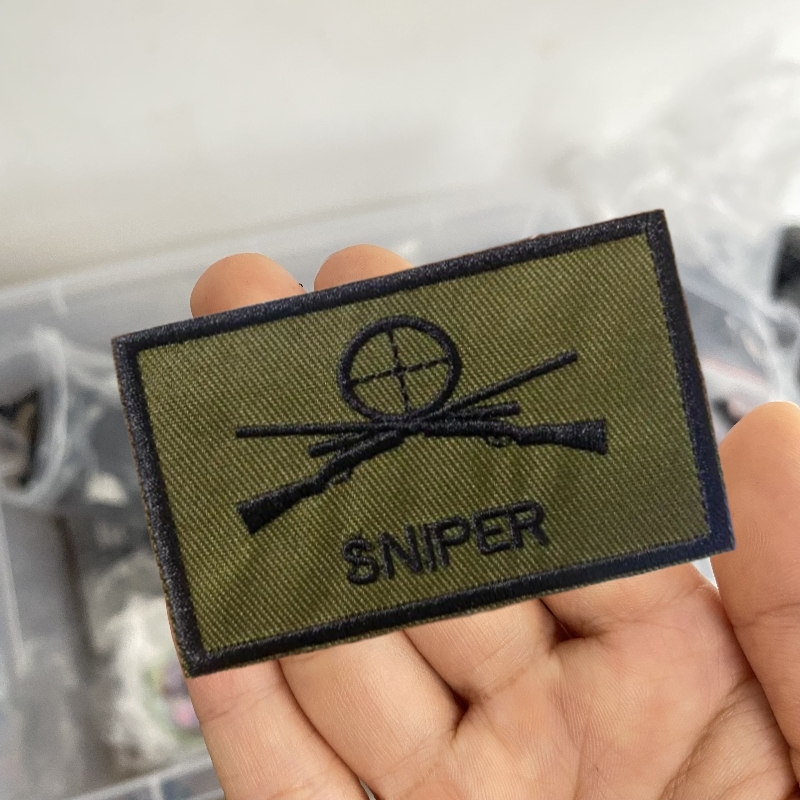 Embroidery Viewer - Snajper izraelski plecak wojskowy łatka taktyczna