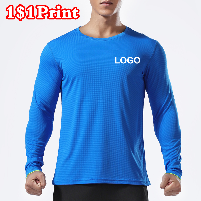 Embroidery Uniforms - Szybkoschnąca koszulka sportowa z długim rękawem