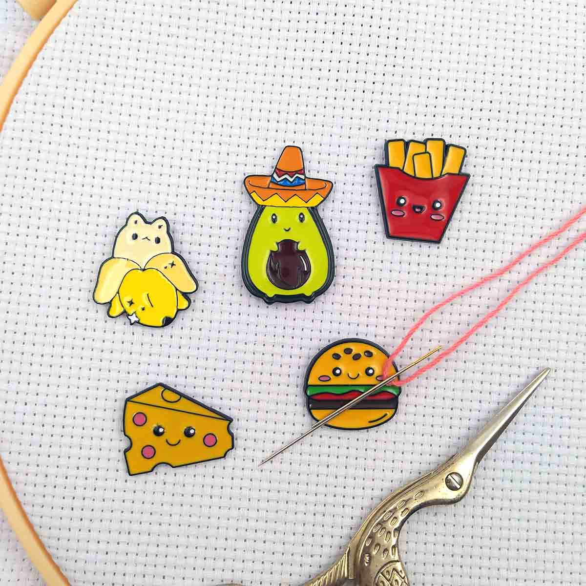 Needle Minder Magnet - Magnetyczne igły do ściegu śliczne Avocado