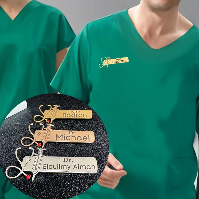 Embroidery Name - WLP profesjonalna broszka przypinki dla lekarza