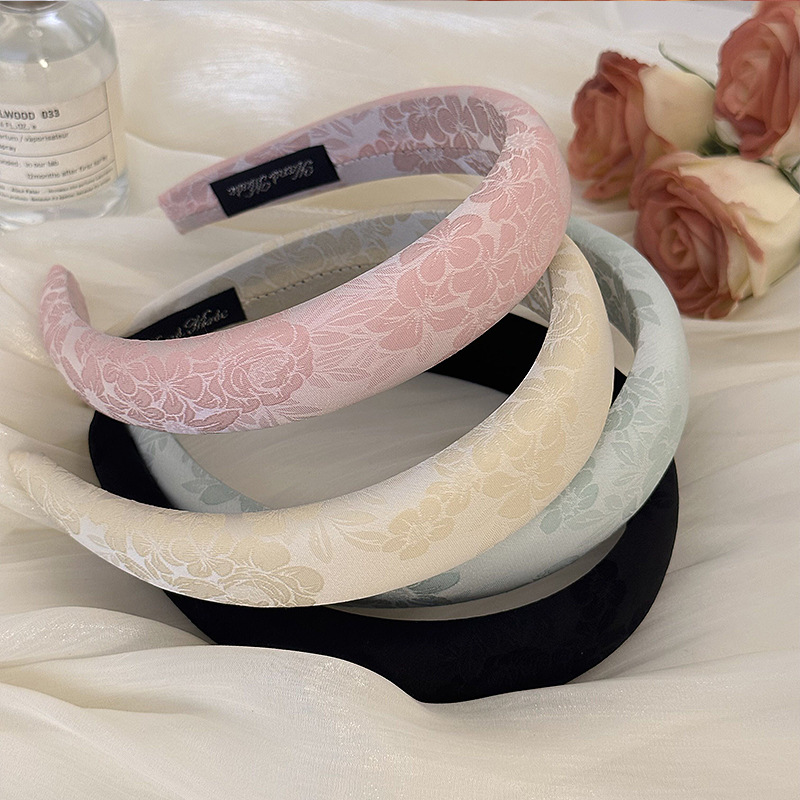 Embroidery Rose - Modne damskie haftowana róża kwiatowe opaski