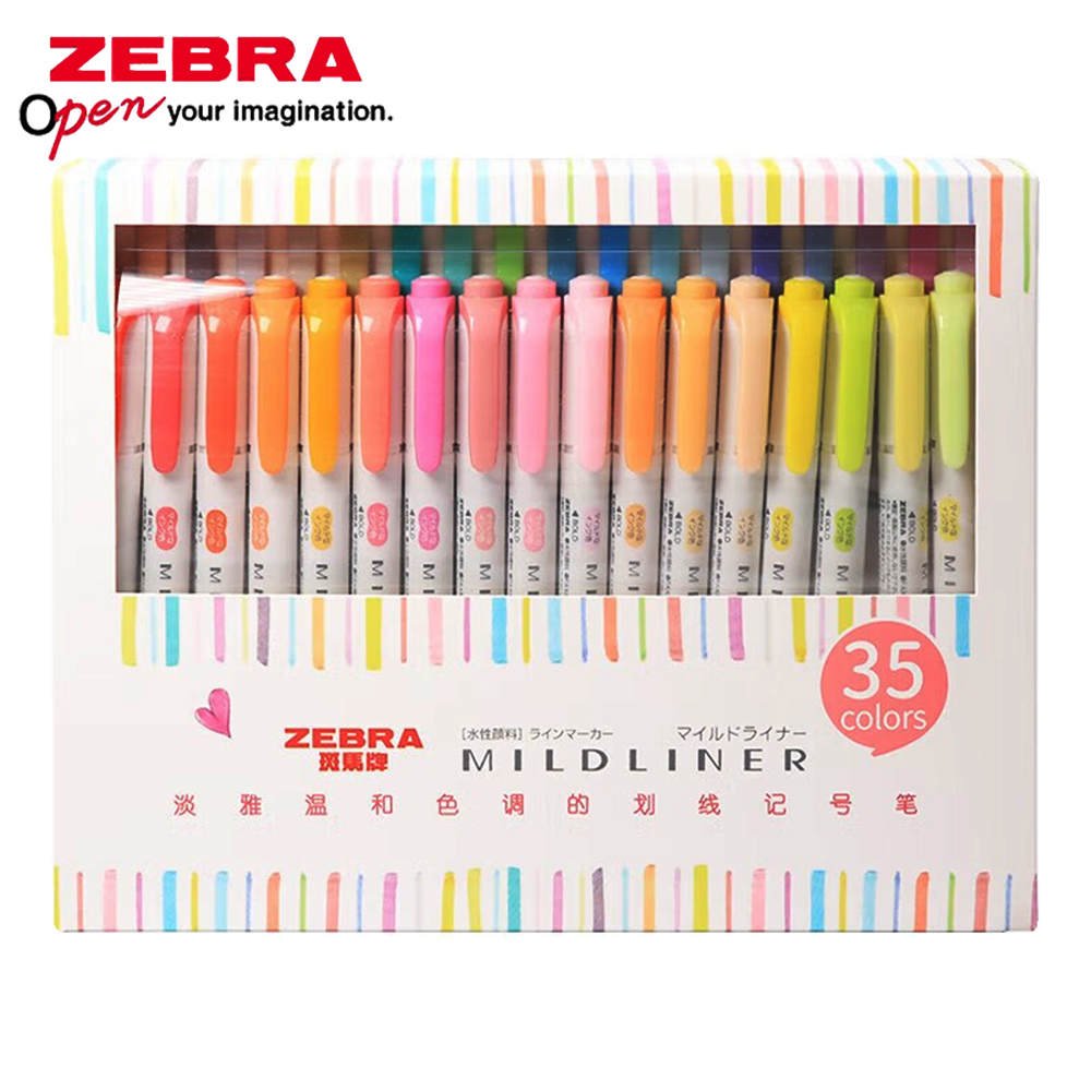 35 kolorów ZEBRA Mildliner Hig – Zebra Pen Mildliner recenzja i cena