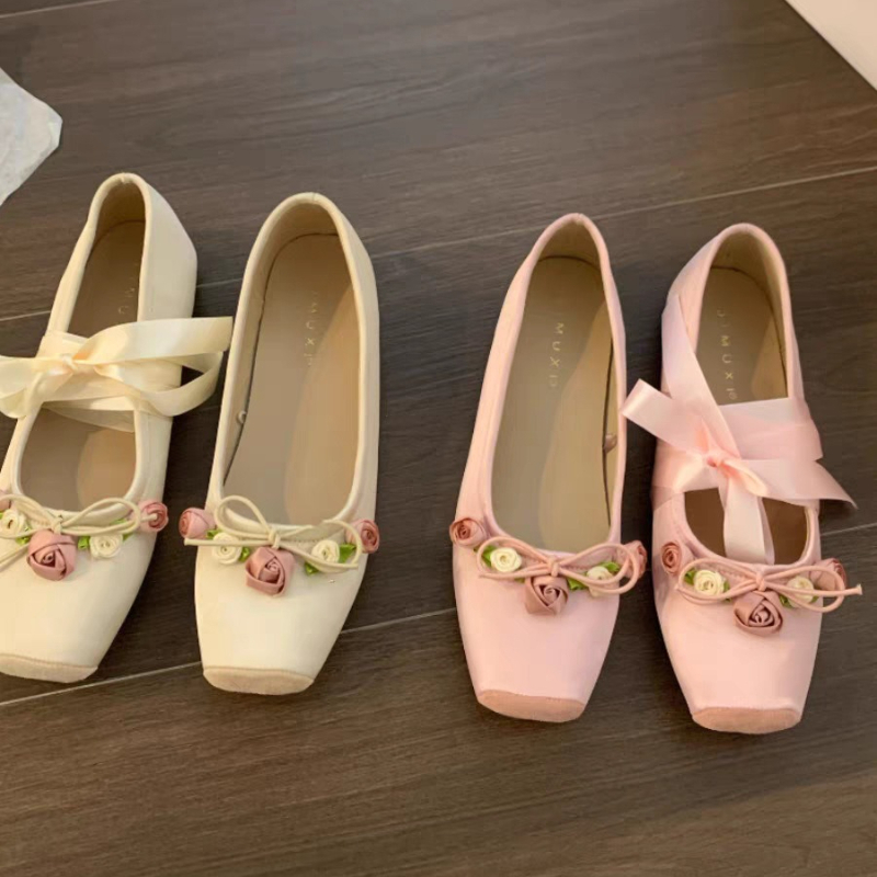 Damskie baleriny z kokardą, bu – Embroidery Designer recenzja i cena