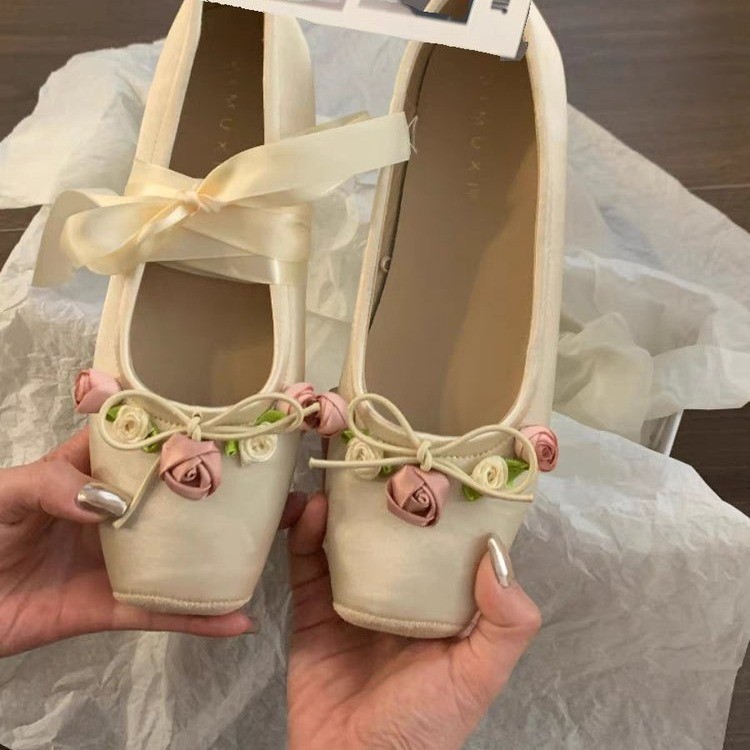 Damskie baleriny z kokardą, bu – Embroidery Designer recenzja i cena