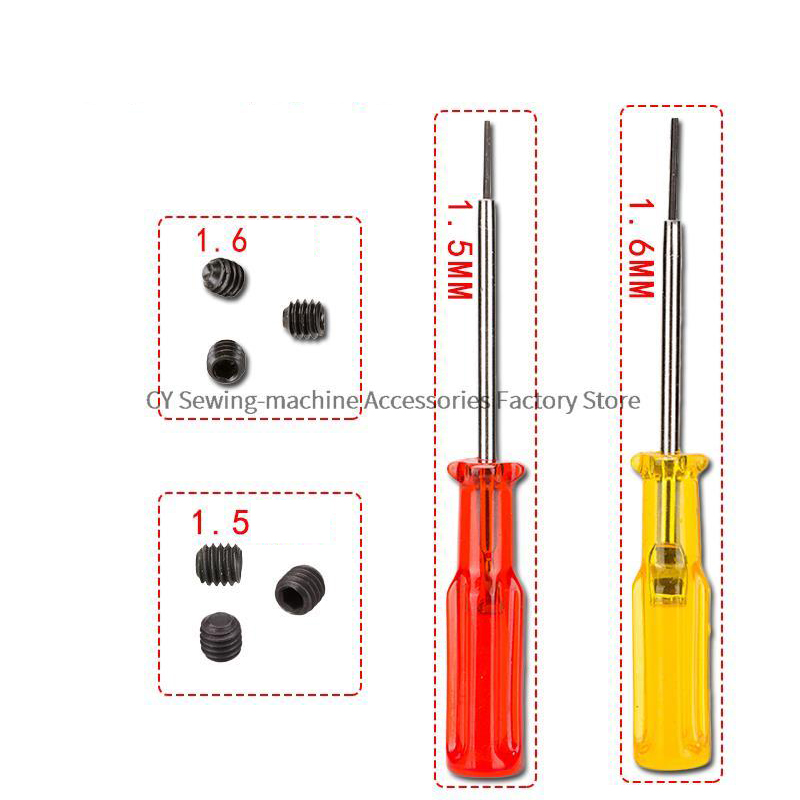 100 SZTUK 1,5 mm 1,6 mm Śruby  – Embroidery Yellow recenzja i cena