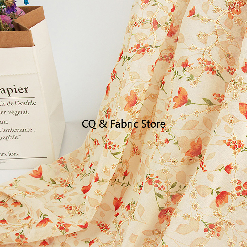 Nowa tkanina szyfonowa z hafte – Embroidery Rose recenzja i cena