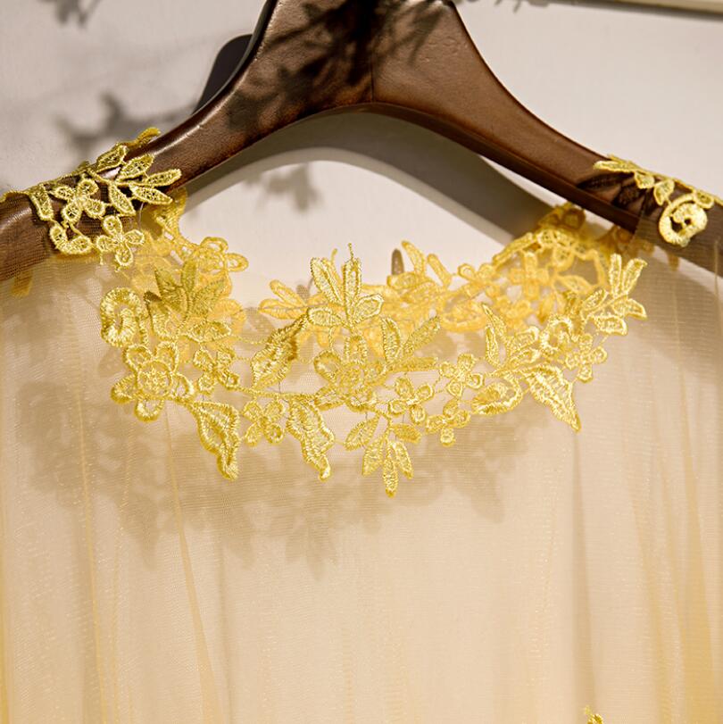 Damska wiosenno-letnia żółta s – Embroidery Yellow recenzja i cena