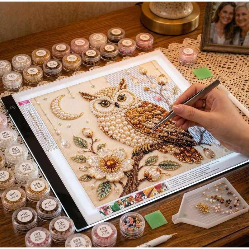 Zestaw DIY do haftowania z per – Embroidery Kit Set recenzja i cena