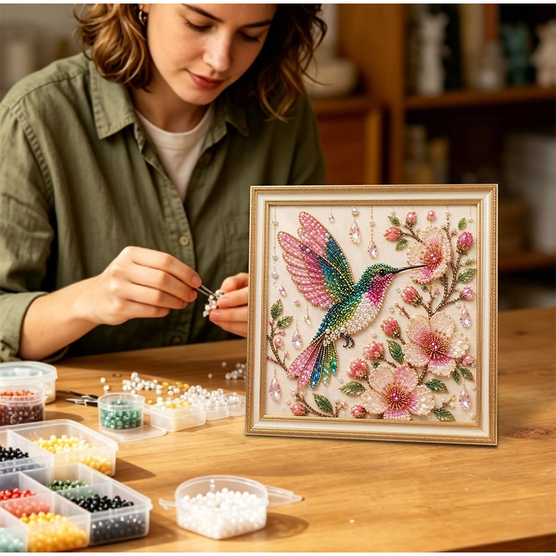 Zestaw DIY do haftowania z per – Embroidery Kit Set recenzja i cena