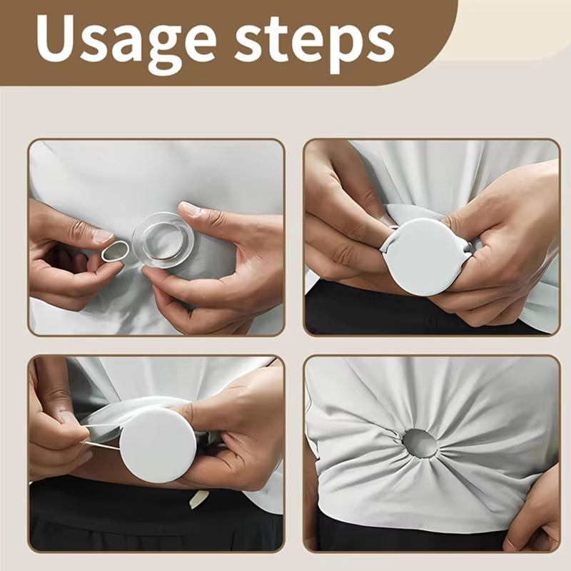 Modne plastikowe okrągłe klips – Embroidery Knot recenzja i cena