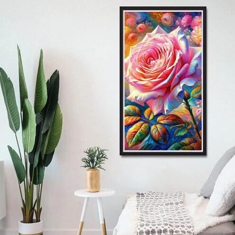Duży Obraz Mozaika z Kryształk – Embroidery Rose recenzja i cena