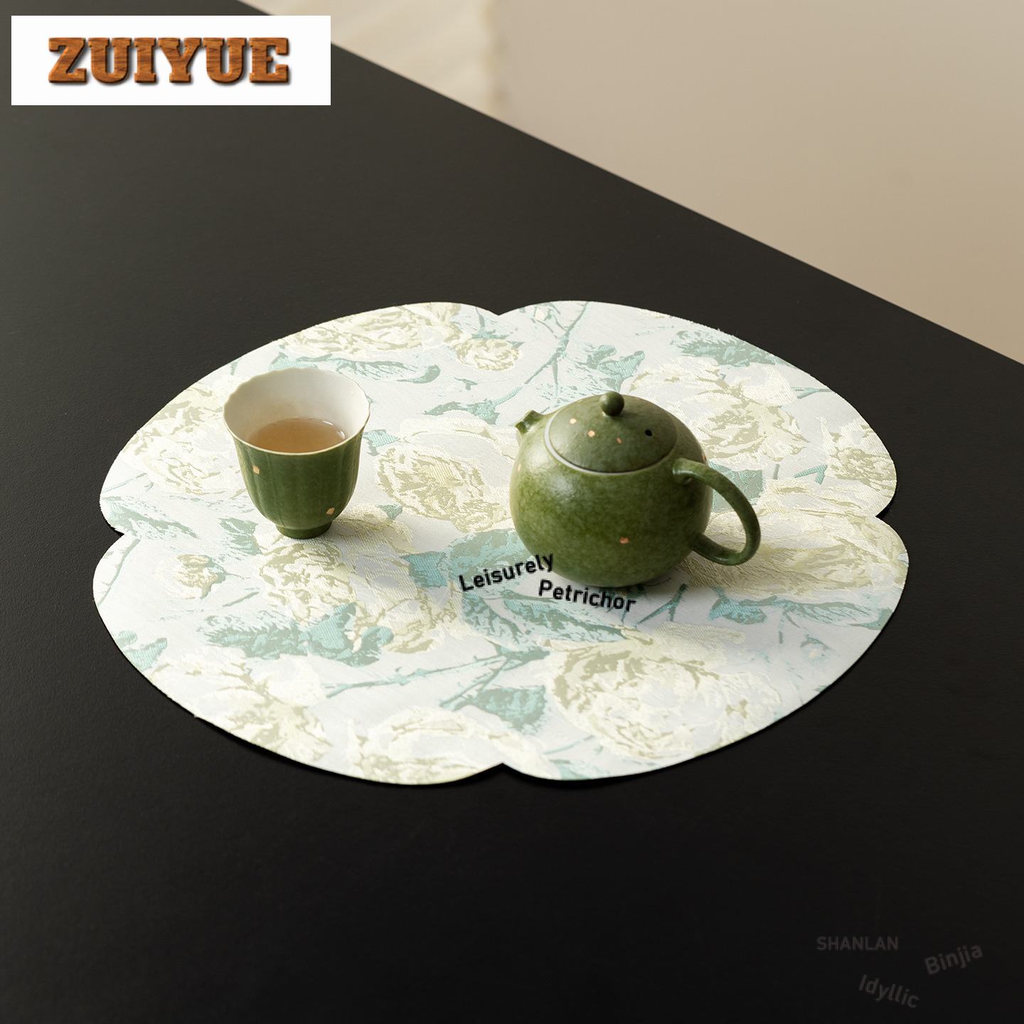 Podkładki na stół do herbaty z – Embroidery Yellow recenzja i cena