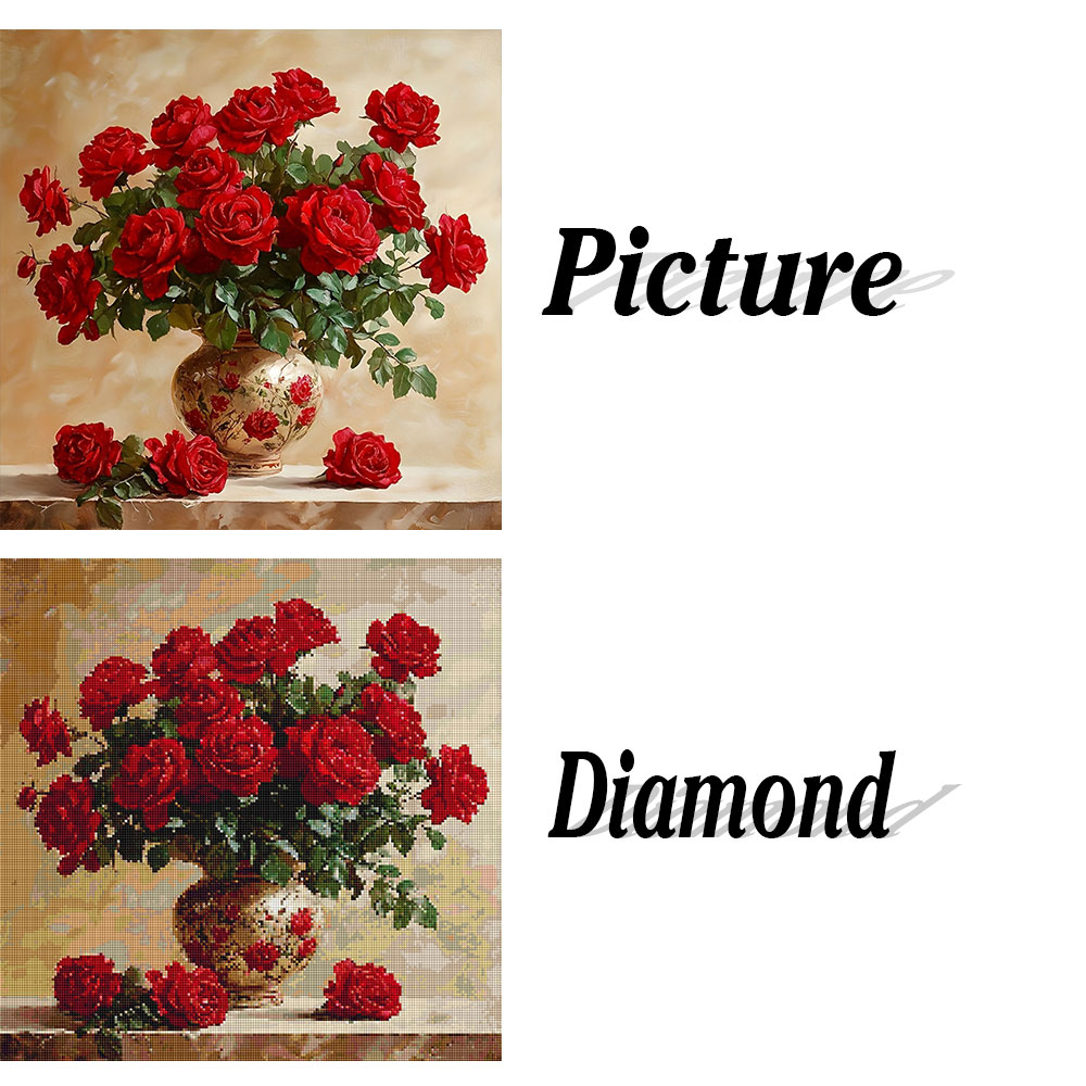 Diamentowe Malowanie Róża Pełn – Embroidery Rose recenzja i cena