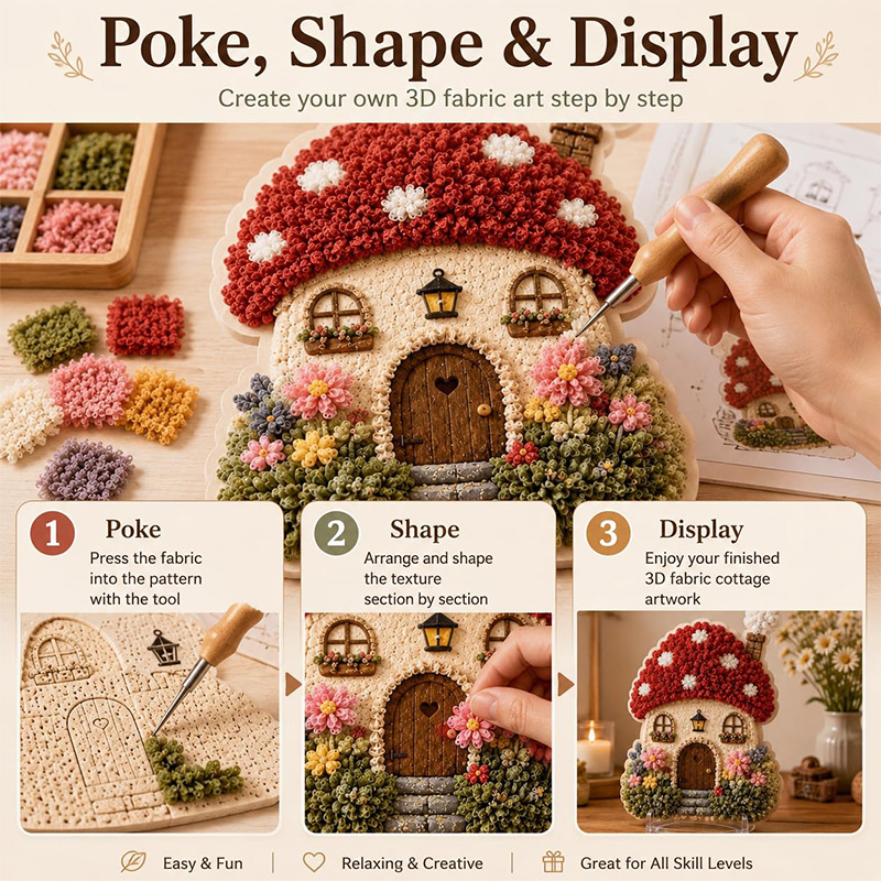Zestaw DIY do tworzenia trójwy – Embroidery Needles recenzja i cena
