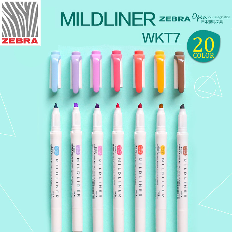 Japonia ZEBRA WKT7 nowy Mildli – Zebra Pen Mildliner recenzja i cena