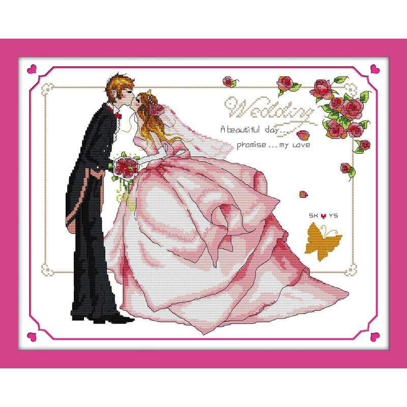 Seria ślubna liczenie ściegiem – Embroidery Tas recenzja i cena