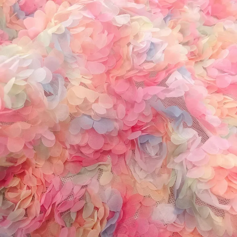 Tkanina tiulowa z haftem kwiat – Embroidery Rose recenzja i cena