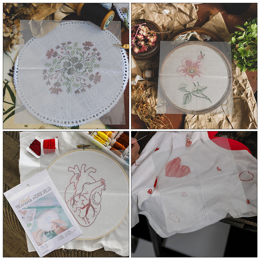 Zestaw 8 sztuk papieru do haft – Embroidery Kit Set recenzja i cena