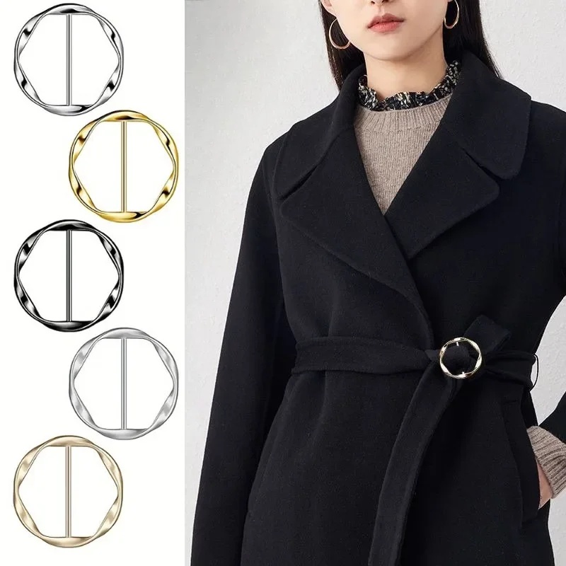 5 szt. Modne metalowe okrągłe  – Embroidery Knot recenzja i cena