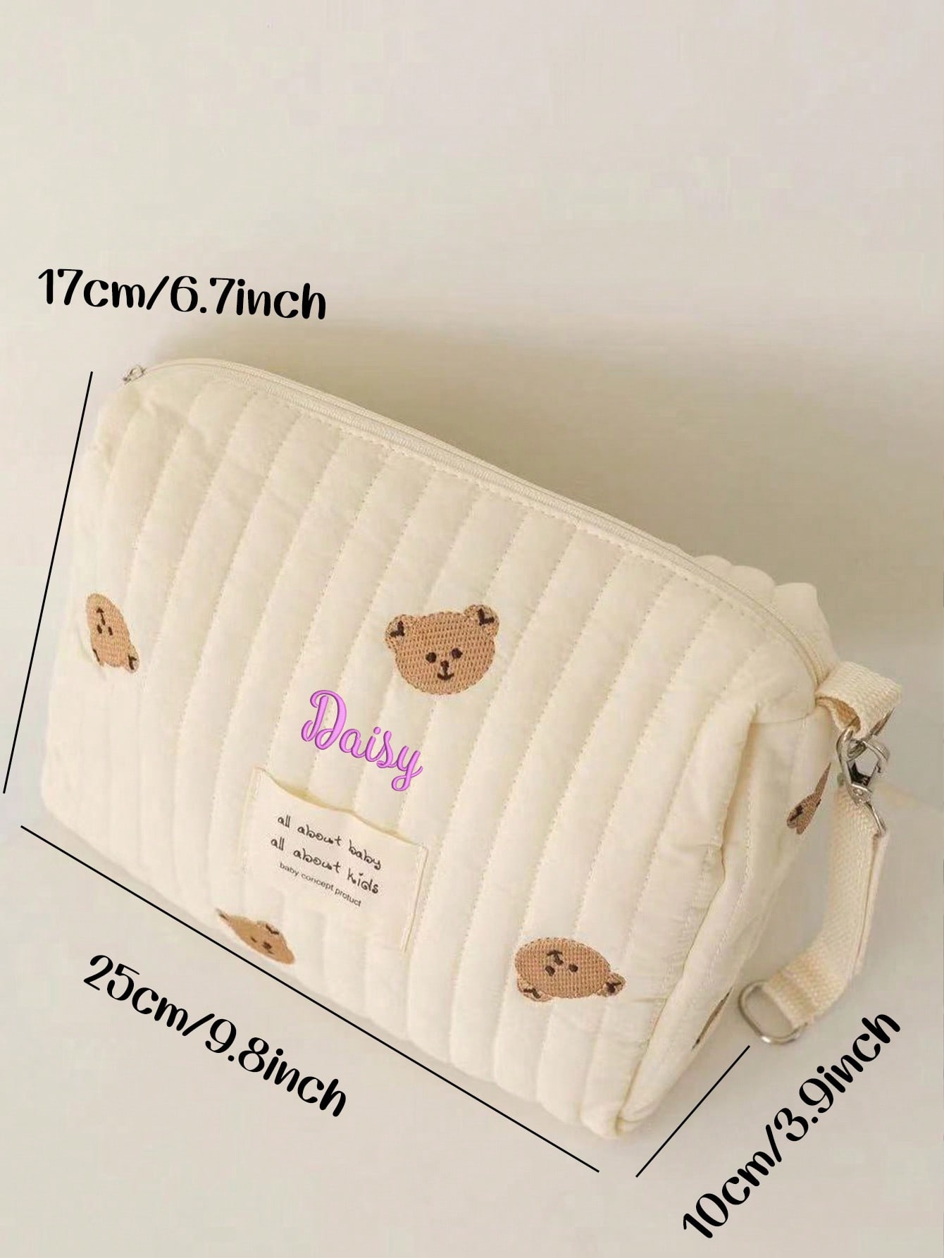 Personalizowana torba na pielu – Embroidery Name recenzja i cena